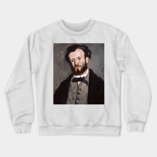 Portrait of Anthony Valabregue by Paul Cezanne Crewneck Sweatshirt